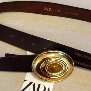 Zara genuine leather belt.